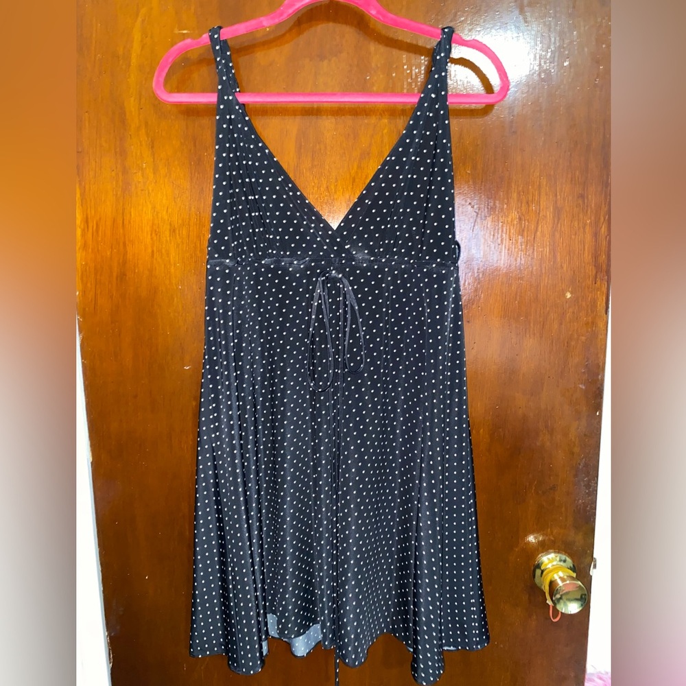 Polka dot tank dress